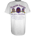 NCAA (Nutmeg) - Florida Gators S.E.C. Champions T-Shirt 1991 X-Large Vintage Retro