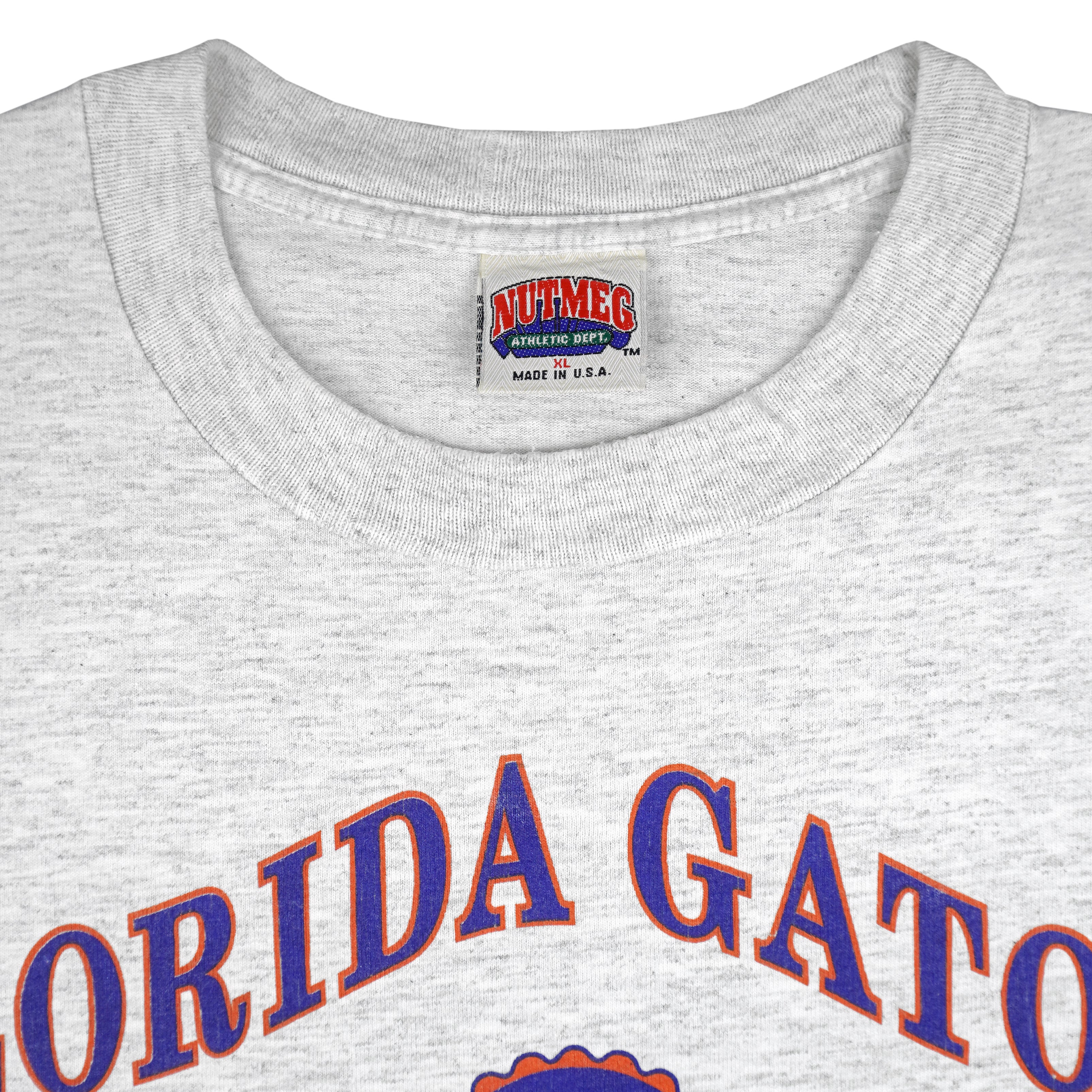 NCAA (Nutmeg) - Florida Gators S.E.C. Champions T-Shirt 1991 X-Large Vintage Retro