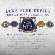 NCAA (Nutmeg) - Duke Blue Devils Final Four T-Shirt 1991 Large Vintage Retro
