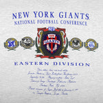 NFL (Nutmeg) - New York Giants Eastern Division T-Shirt 1990s X-Large Vintage Retro Football