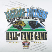 Starter - NFL Jaguars vs Panthers Hall of Fame Game T-Shirt 1995 X-Large Vintage Retro Football