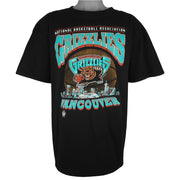 NBA (Waves) - Vancouver Grizzlies Basketball T-Shirt 1990s X-Large Vintage Retro Basketball