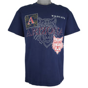 NCAA - Arizona Wildcats Single Stitch T-Shirt 1990s Large Vintage Retro