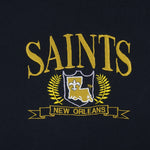 NFL (Tultex) - New Orleans Saints Embroidered Sweatshirt 1990s Medium Vintage Retro Football