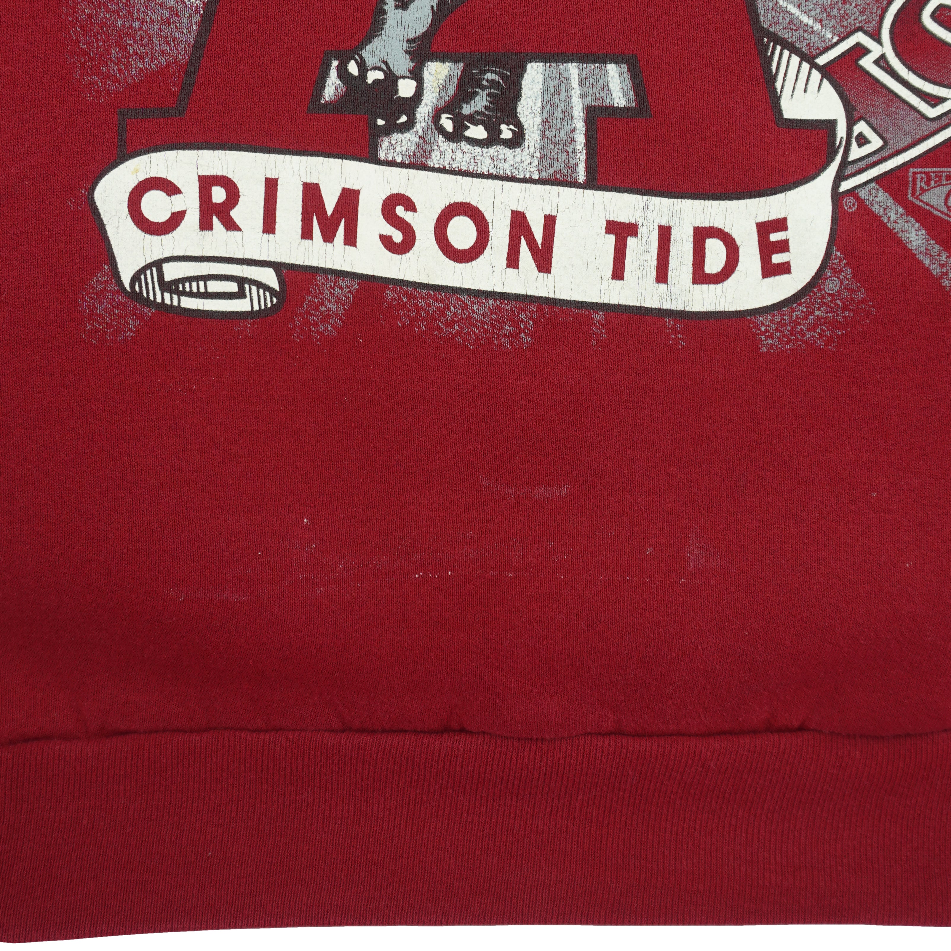NCAA (Red Oak) - Alabama Crimson Tide Crew Neck Sweatshirt 1990s Large Vintage Retro