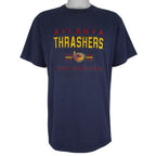 NHL (Lee) - Atlanta Thrashers Embroidered T-Shirt 1990s Large Vintage Retro