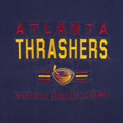 NHL (Lee) - Atlanta Thrashers Embroidered T-Shirt 1990s Large Vintage Retro