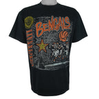 NFL (Nutmeg) - Cincinnati Bengals City Map T-Shirt 1990s Large Vintage Retro Football