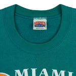 NFL (Nutmeg) - Miami Dolphins Crew Neck Sweatshirt 1988 Large Vintage Retro Football