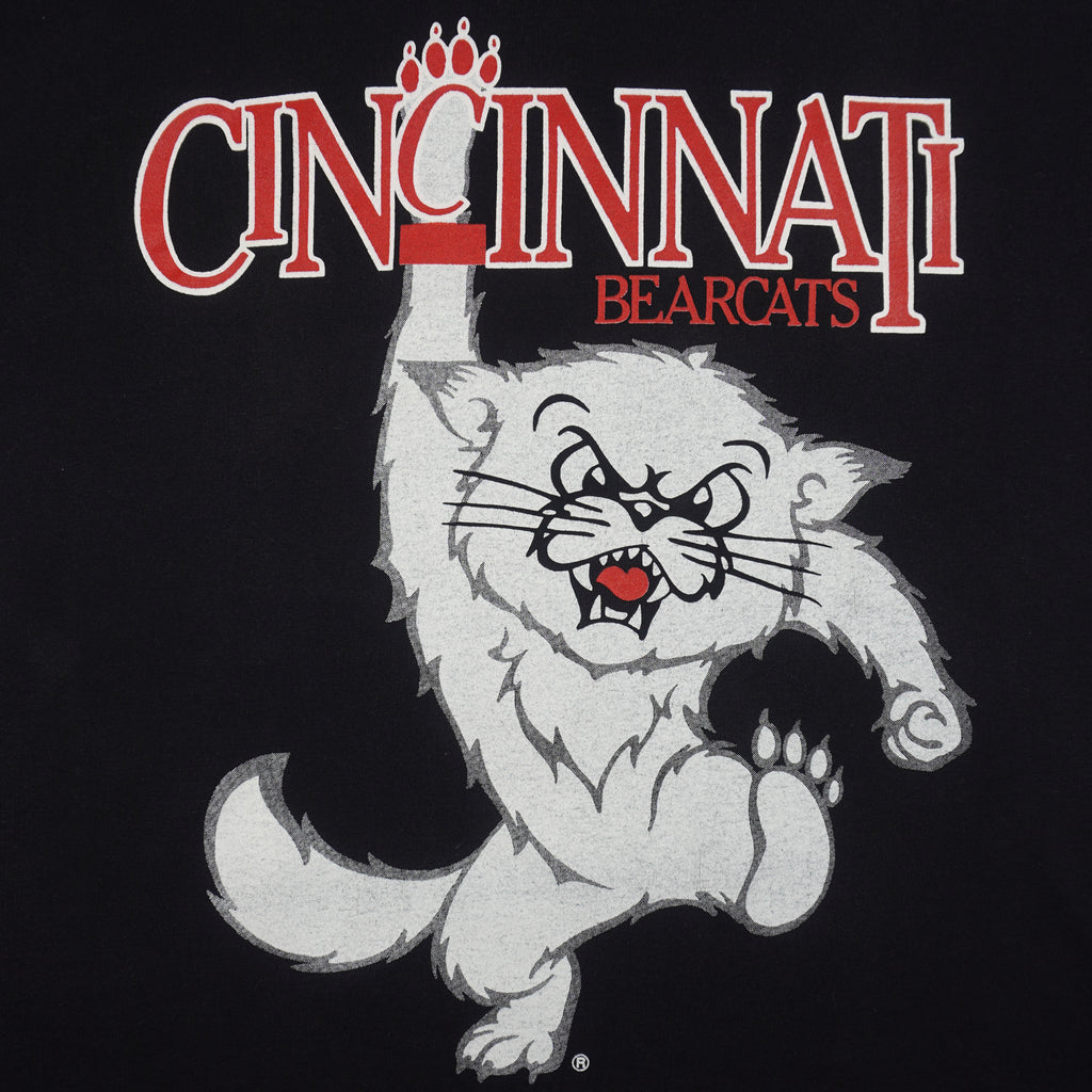 NCAA - Cincinnati Bearcats Single Stitch T-Shirt 1990s Large Vintage Retro