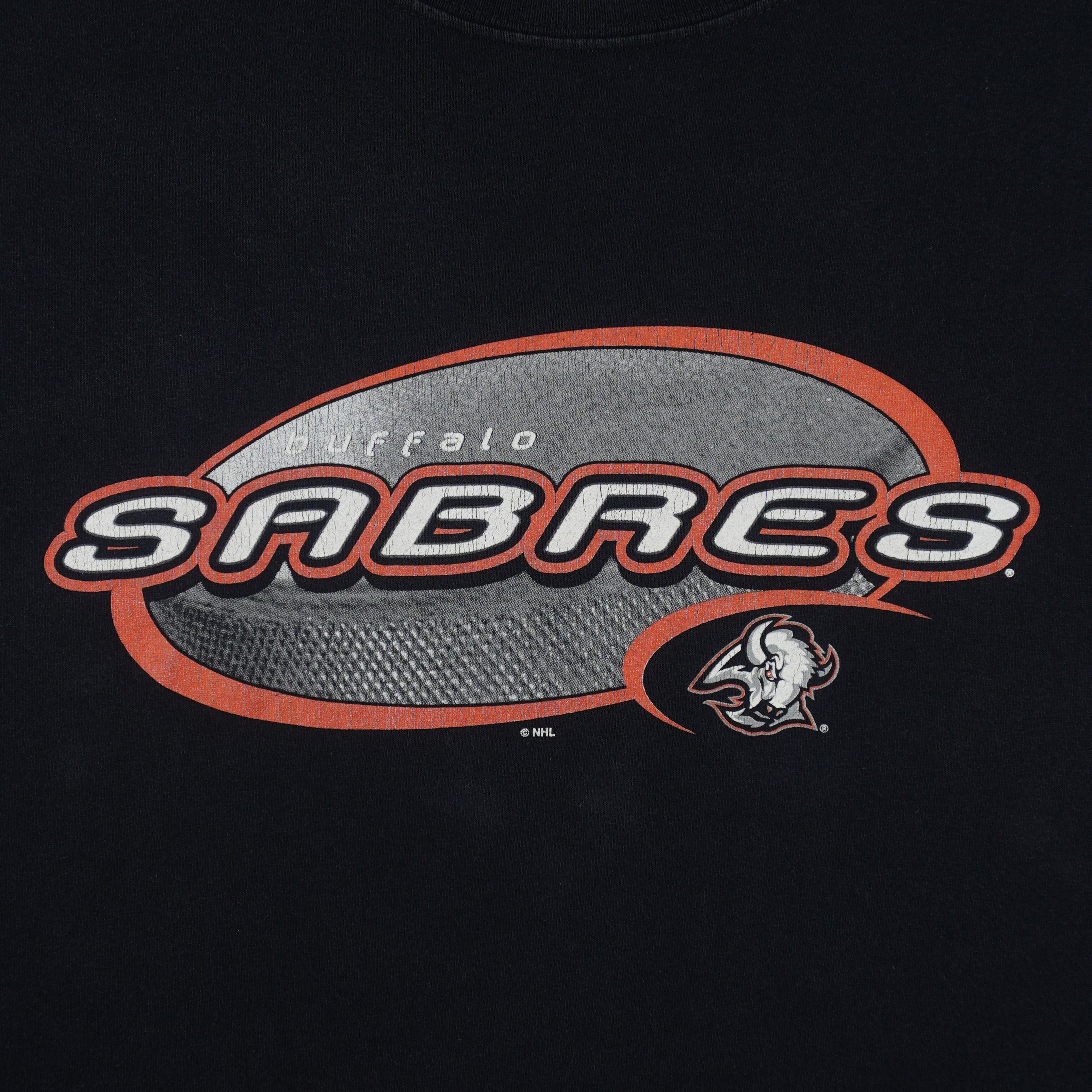 NHL (Gildan) - Buffalo Sabres T-Shirt 1990s XX-Large Vintage Retro Hockey