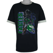 NFL (Jostens) - Philadelphia Eagles Roll Em Ups T-Shirt 1990s X-Large