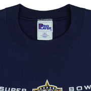 NFL (Pro Player) - Denver Broncos Super Bowl 32nd Sweatshirt 1998 X-Large Vintage Retro Football