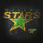 NHL (Gildan) - Dallas Stars Water-Drop Effect T-Shirt 1990s Large Vintage Retro Hockey