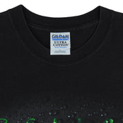 NHL (Gildan) - Dallas Stars Water-Drop Effect T-Shirt 1990s Large Vintage Retro Hockey