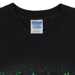 NHL (Gildan) - Dallas Stars Water-Drop Effect T-Shirt 1990s Large Vintage Retro Hockey