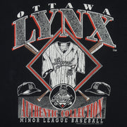 Vintage (Waves) - Ottawa Lynx Minor League Baseball T-Shirt 1993 XX-Large Vintage Retro Baseball