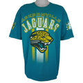 NFL (Pro Player) - Jacksonville Jaguars Single Stitch T-Shirt 1990s XX-Large Vintage Retro Football