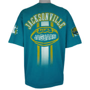 NFL (Pro Player) - Jacksonville Jaguars Single Stitch T-Shirt 1990s XX-Large Vintage Retro Football