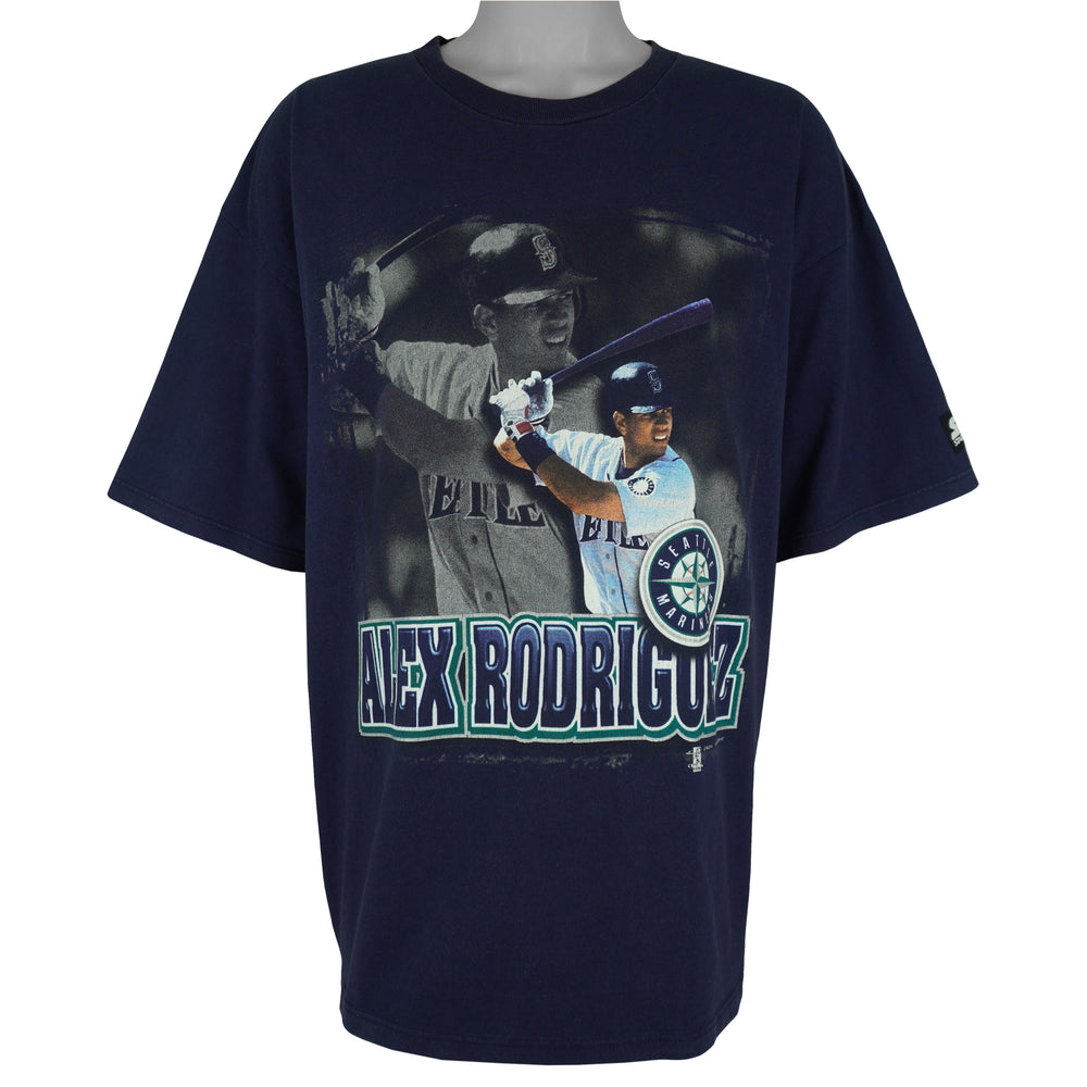Starter - Seattle Mariners Alex Rodriguez T-Shirt 1997 XX-Large Vintage Retro Baseball
