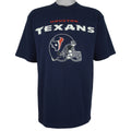 NFL (All Sport) - Houston Texans Helmet T-Shirt 1990s Large Vintage Retro Football