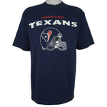 NFL (All Sport) - Houston Texans Helmet T-Shirt 1990s Large