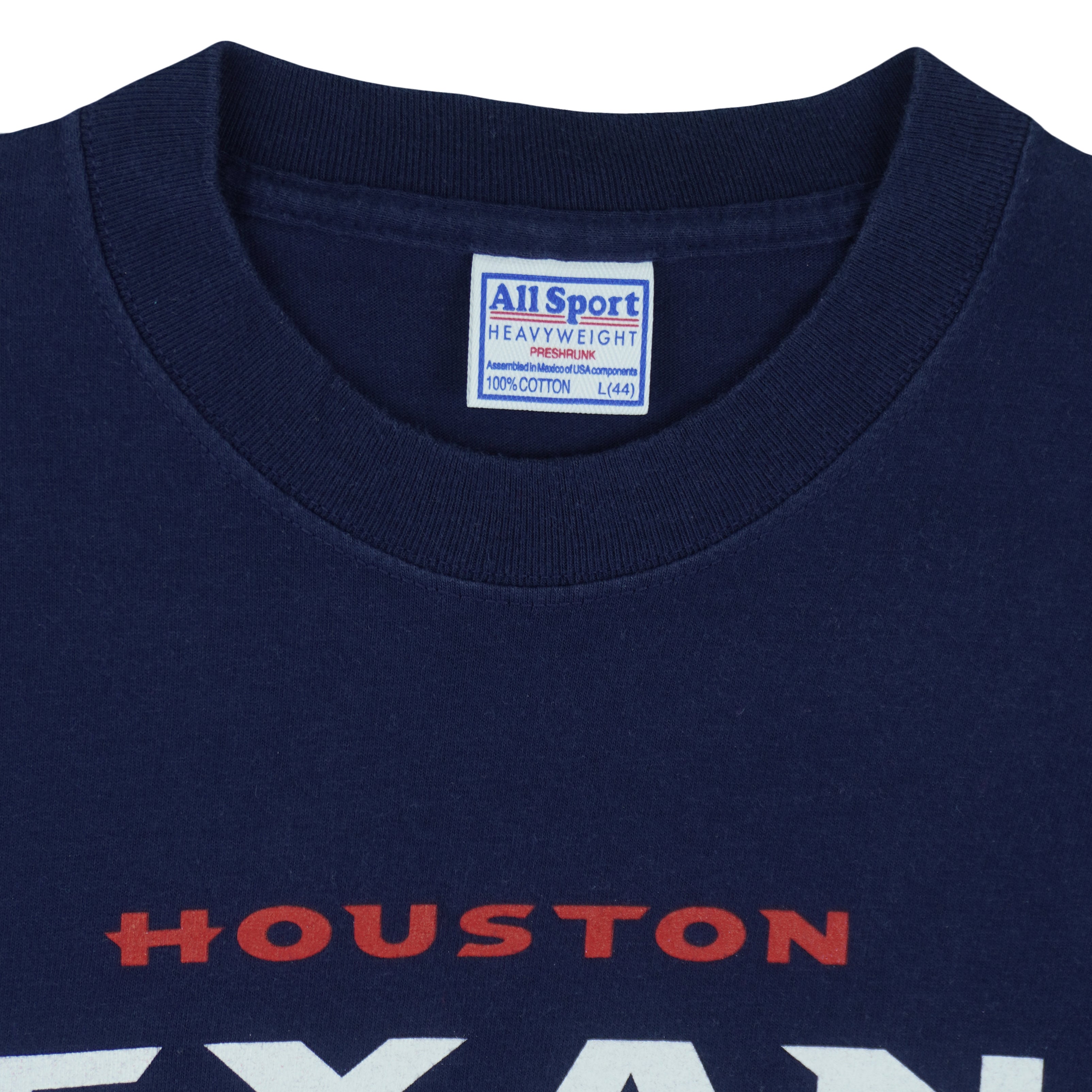 NFL (All Sport) - Houston Texans Helmet T-Shirt 1990s Large Vintage Retro Football