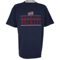 NBA (Logo 7) - Houston Rockets Embroidered T-Shirt 1990s X-Large Vintage Retro Basketball
