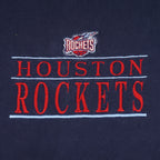 NBA (Logo 7) - Houston Rockets Embroidered T-Shirt 1990s X-Large Vintage Retro Basketball