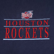 NBA (Logo 7) - Houston Rockets Embroidered T-Shirt 1990s X-Large Vintage Retro Basketball
