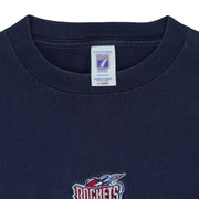 NBA (Logo 7) - Houston Rockets Embroidered T-Shirt 1990s X-Large Vintage Retro Basketball
