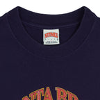 MLB (Nutmeg) - Atlanta Braves Western Division Embroidered T-Shirt 1991 Large Vintage Retro Baseball