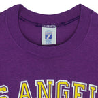 NBA (Logo 7) - Los Angeles Lakers Single Stitch T-Shirt 1990s X-Large Vintage Retro Basketball