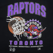 NBA (Waves)- Toronto Raptors Basketball Single Stitch T-Shirt 1995 Large Vintage retro Basketball
