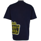 NCAA (NCC) - West Virginia Mountaineers Big Spell-Out T-Shirt 1990s Large Vintage Retro