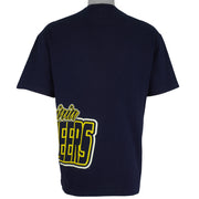 NCAA (NCC) - West Virginia Mountaineers Big Spell-Out T-Shirt 1990s Large Vintage Retro
