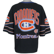NHL (Ravens) - Montreal Canadiens Attitude On Ice Hockey Jersey 1990s Large Vintage Retro Hockey