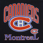 NHL (Ravens) - Montreal Canadiens Attitude On Ice Hockey Jersey 1990s Large Vintage Retro Hockey