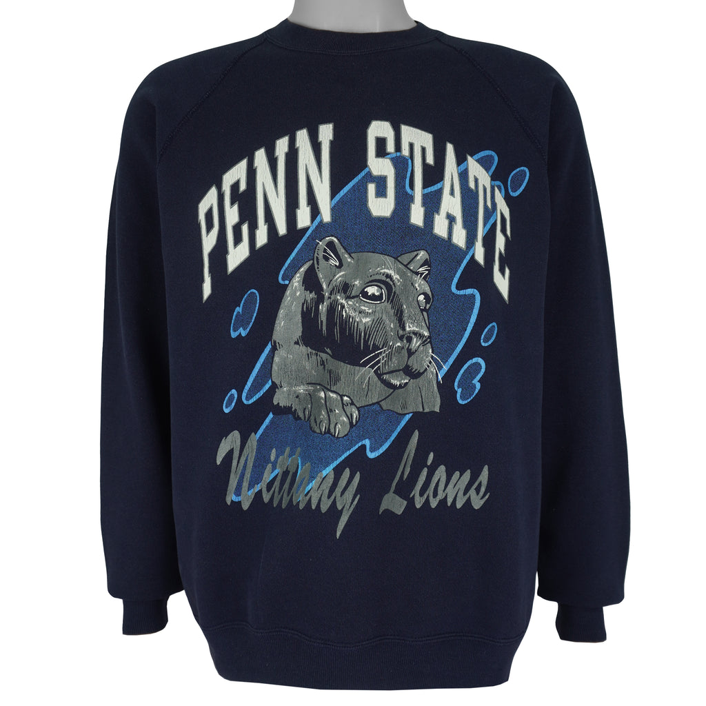 NCAA (Discus) - Penn State Nittany Lions Crew Neck Sweatshirt 1990s Large Vintage Retro