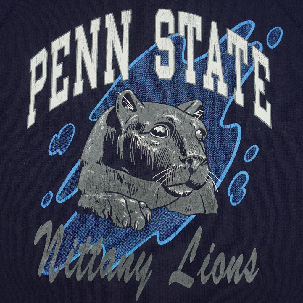 NCAA (Discus) - Penn State Nittany Lions Crew Neck Sweatshirt 1990s Large Vintage Retro