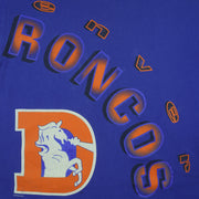 Starter - Denver Broncos Single Stitch T-Shirt 1993 X-Large Vintage Retro Football