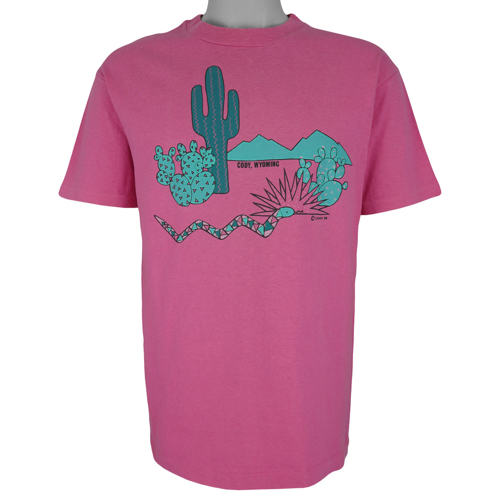 Vintage (Hanes) - Cody, Wyoming Single Stitch T-Shirt 1989 Large Vintage Retro