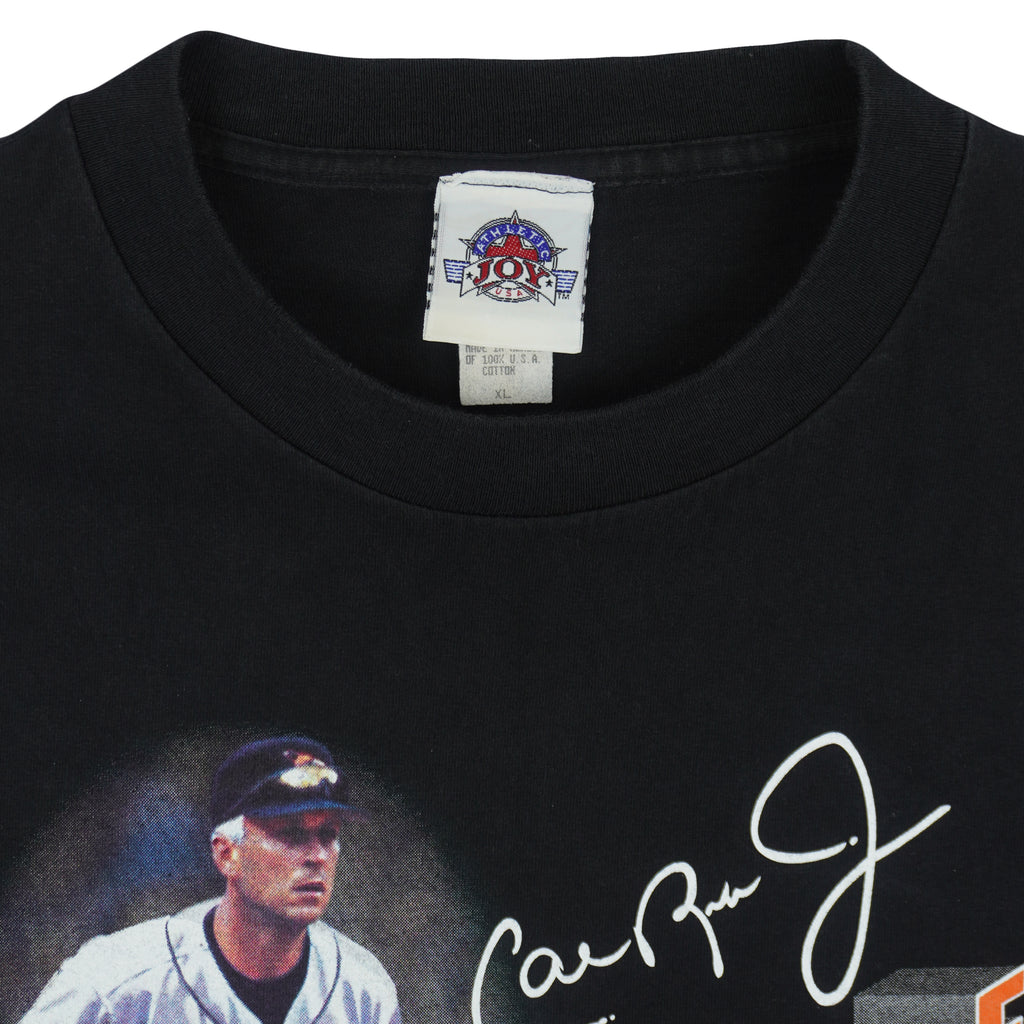 MLB (Joy Athletic) - Baltimore Orioles Cal Ripken Jr. T-Shirt 1997 X-Large Vintage Retro Baseball