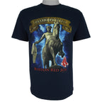 MLB (Lee Sport) - Boston Red Sox Yankee Go Home T-Shirt 2004 Medium Vintage Retro Baseball 