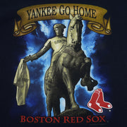 MLB (Lee Sport) - Boston Red Sox Yankee Go Home T-Shirt 2004 Medium Vintage Retro Baseball 