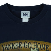 MLB (Lee Sport) - Boston Red Sox Yankee Go Home T-Shirt 2004 Medium Vintage Retro Baseball 