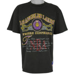 NBA (Nutmeg) - Los Angeles Lakers Western Conference T-Shirt 1990s Large