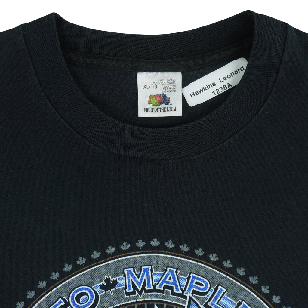 NHL - Toronto Maple Leafs Single Stitch T-Shirt 1993 X-Large Vintage Retro Hockey