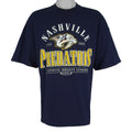 NHL (Lee) - Nashville Predators Spell-Out T-Shirt 1990s XX-Large Vintage Retro Hockey