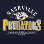 NHL (Lee) - Nashville Predators Spell-Out T-Shirt 1990s XX-Large Vintage Retro Hockey